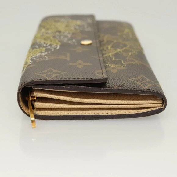 LOUIS VUITTON Monogram Dentelle Portefeuille Sarah Wallet M95390 LV Auth 119253V - Picture 8 of 16